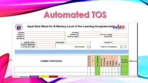 Read more about the article Automated Table of Specification (TOS)