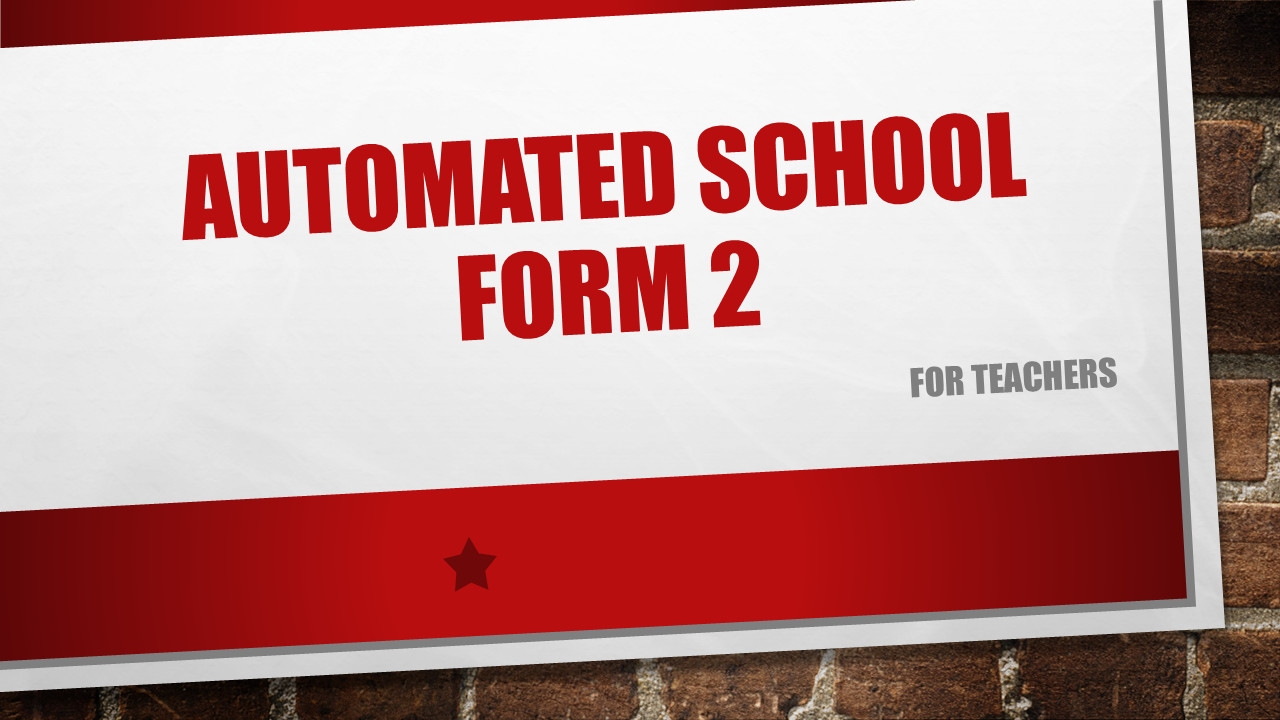 Read more about the article Automated SF2 for Teachers – Download Now!